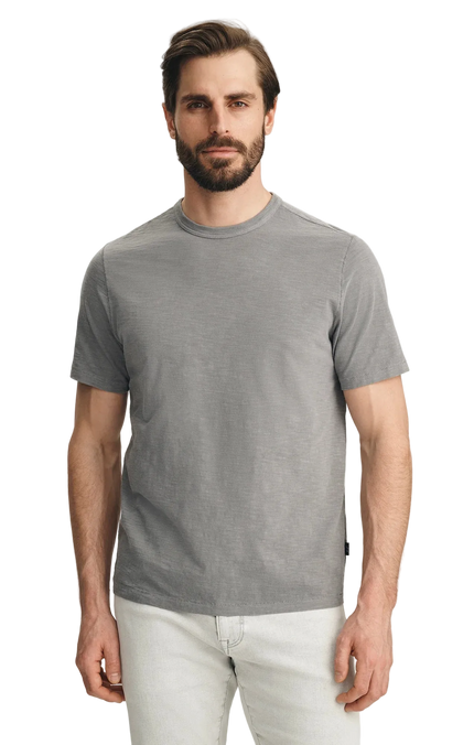 Slub Crew Neck Tshirt Chiseled Stone