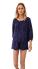 Sophie Top-Navy Demi Eyelet