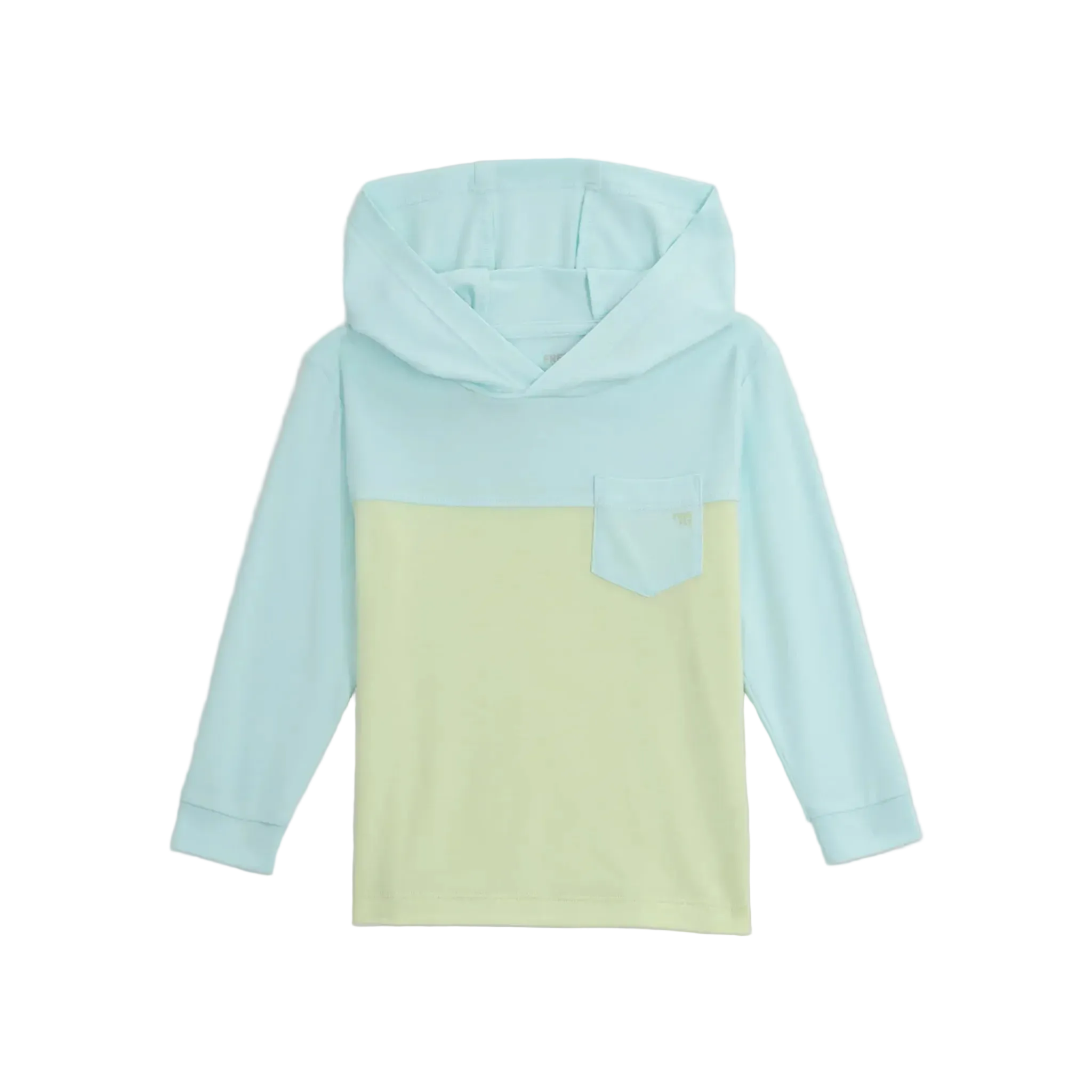 Toddler Colorblock Shade Hoodie Tropic Sea/ Lime