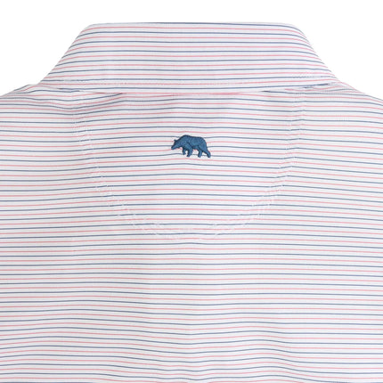 Tour Stripe Performance Pique Polo