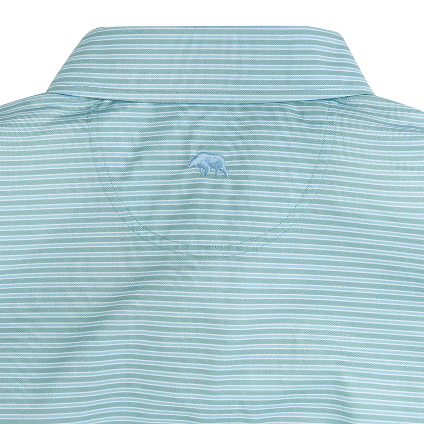 Trophy Stripe Pique Polo