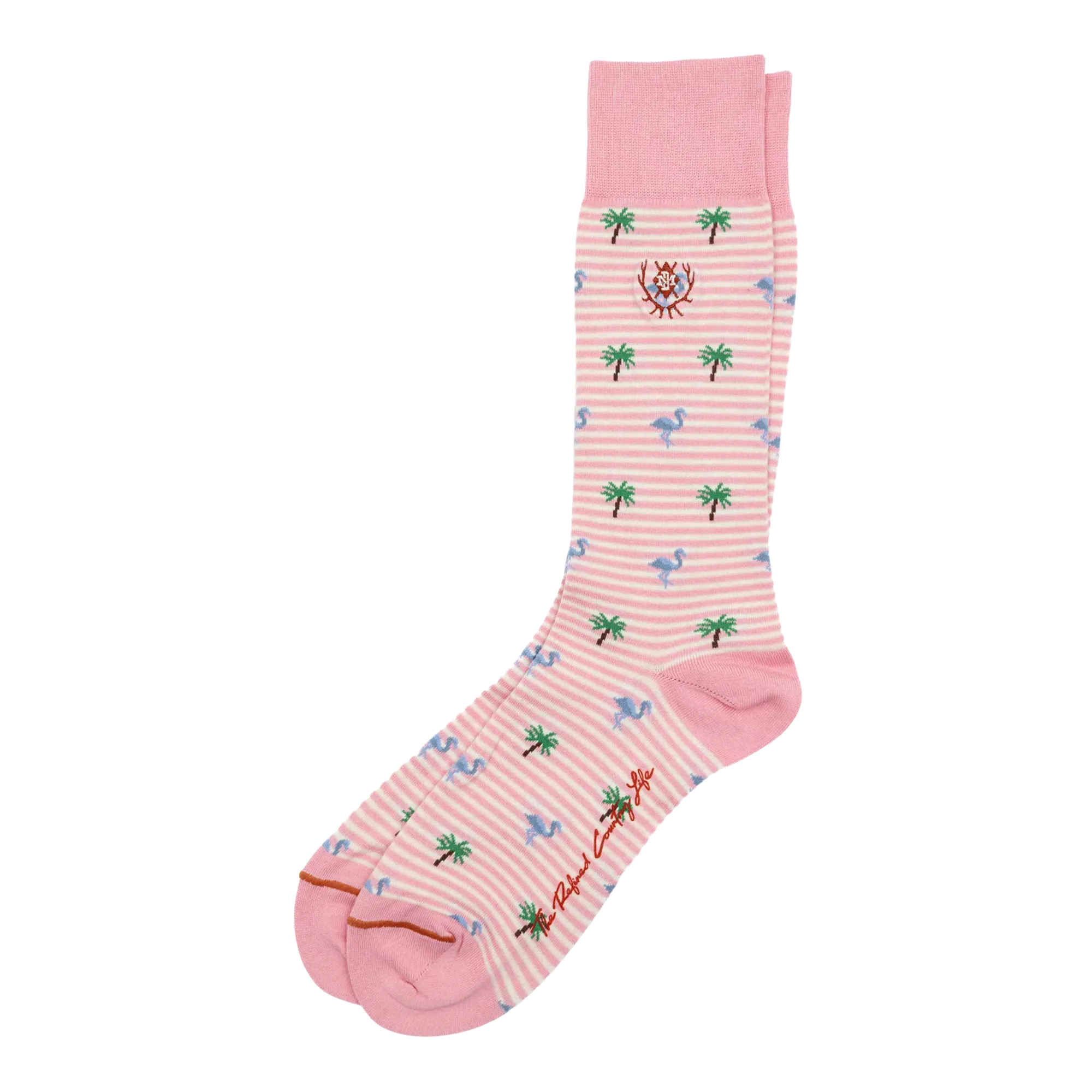 Tropical Stripe Peruvian Pima Cotton Socks