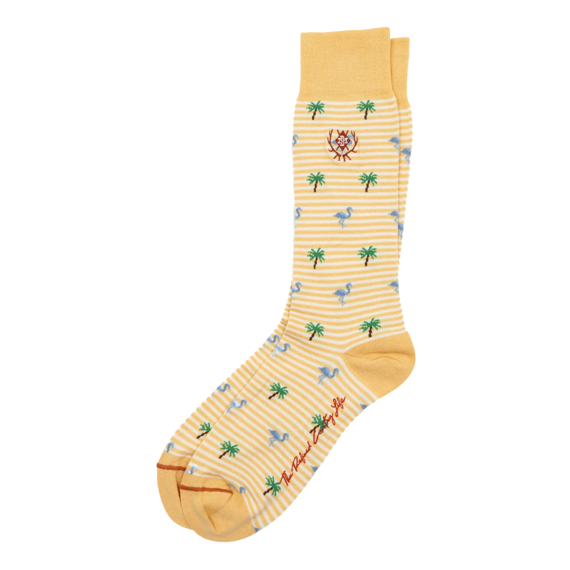 Tropical Stripe Peruvian Pima Cotton Socks
