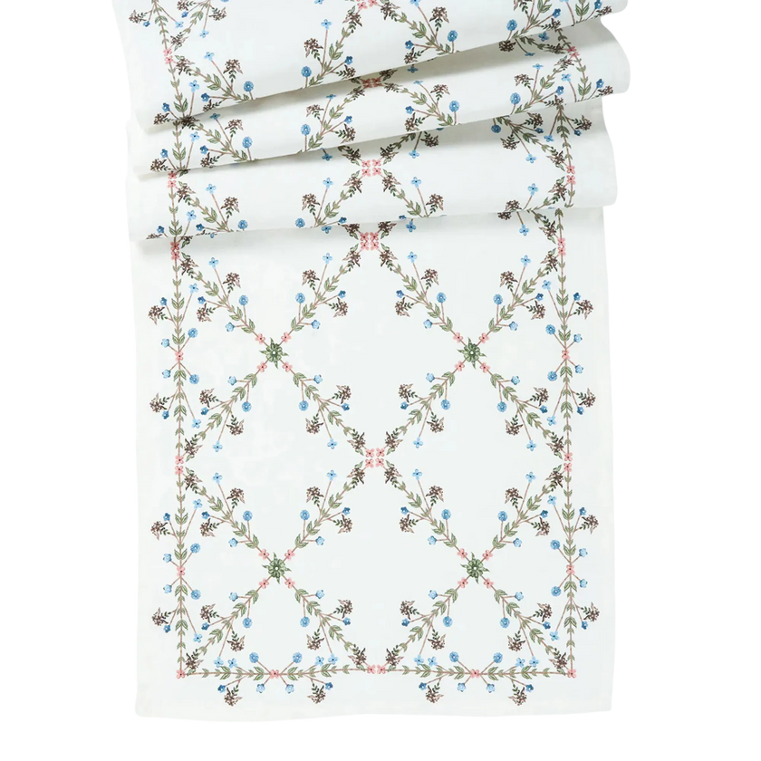 Ville Seville Table Runner Chambray 18