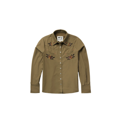 Women's Embroidered Snap Shirt