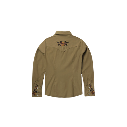 Women's Embroidered Snap Shirt