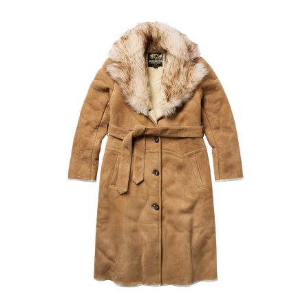 Women's Long Shearling Coat