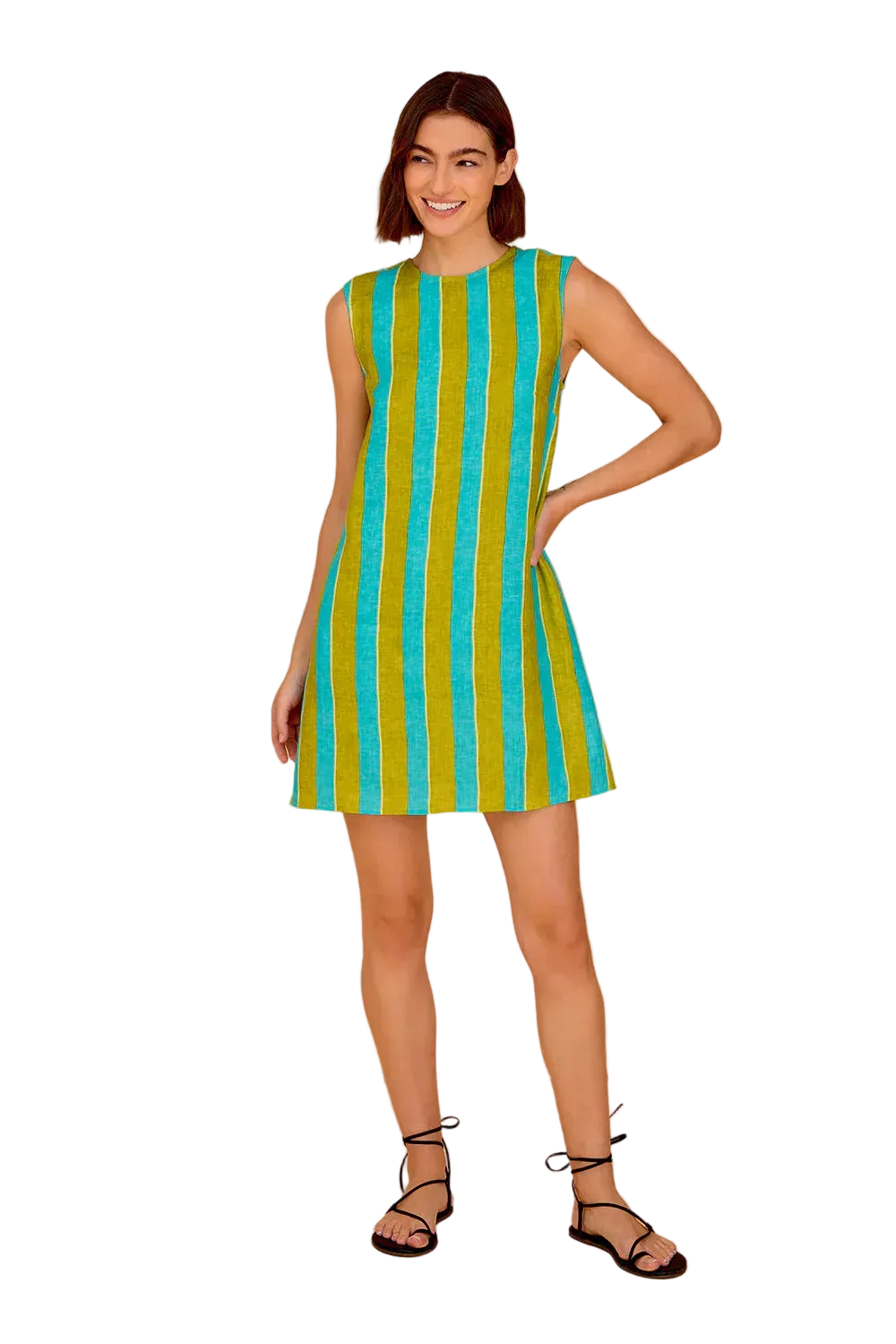 Wynn Dress Citrus Stripe