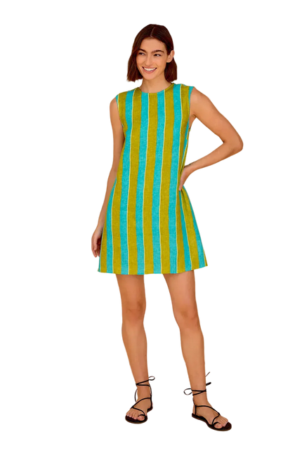 Wynn Dress Citrus Stripe
