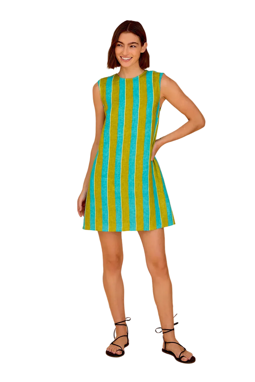 Wynn Dress Citrus Stripe